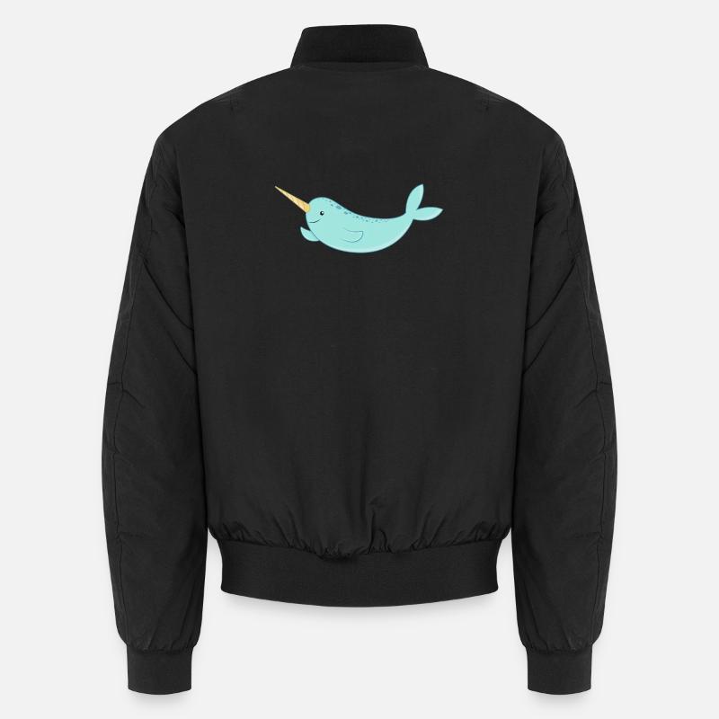 Narval - Bomber unisexe - noir
