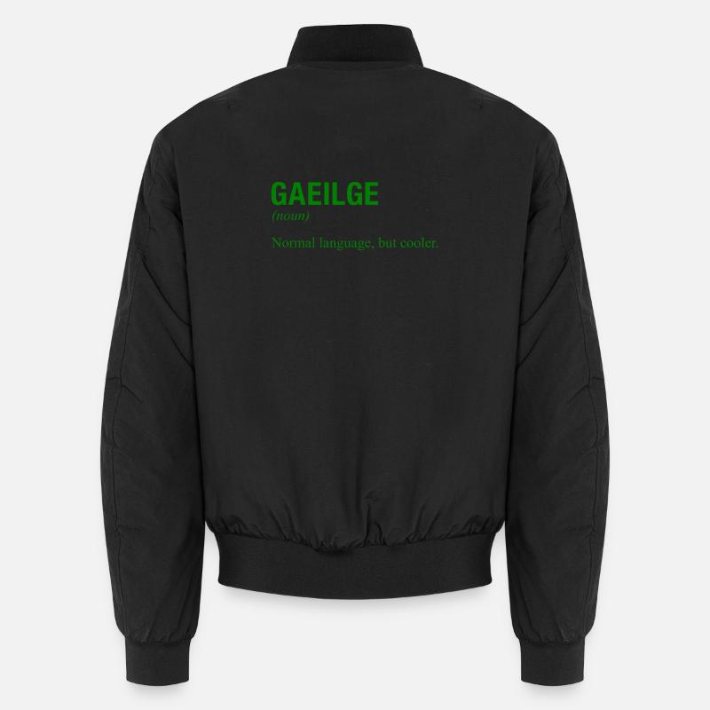 IRISH Language Irland Ireland Irisch Unisex Bomber Jacket