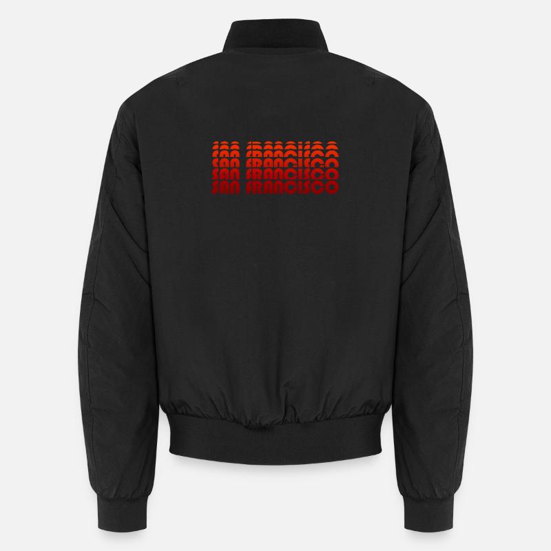 San Francisco - Unisex Bomber Jacket - black