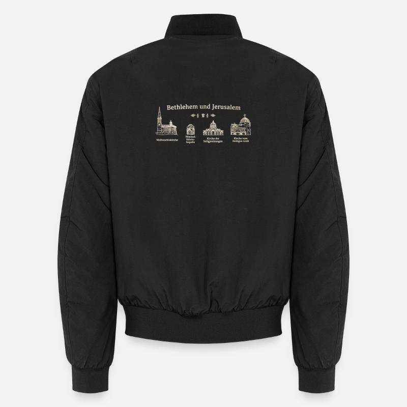 Bethlehem, Jerusalem, heilige Orte. Grabeskirche Unisex Bomberjacke