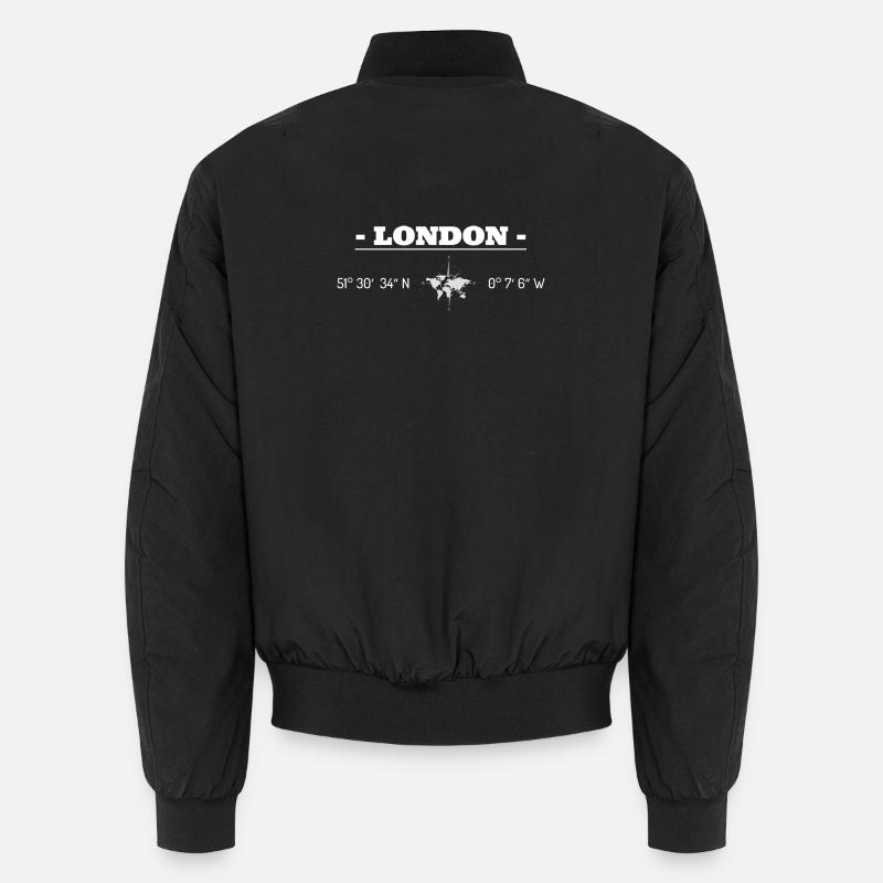 Coordonnées Londres Bomber unisexe