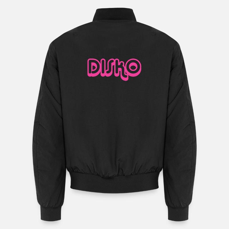 DISKO Nicki - Unisex Bomberjacke - Schwarz