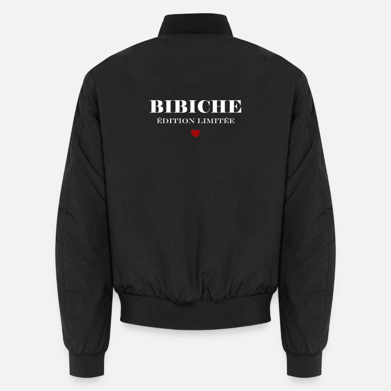 bibiche - Bomber unisexe - noir