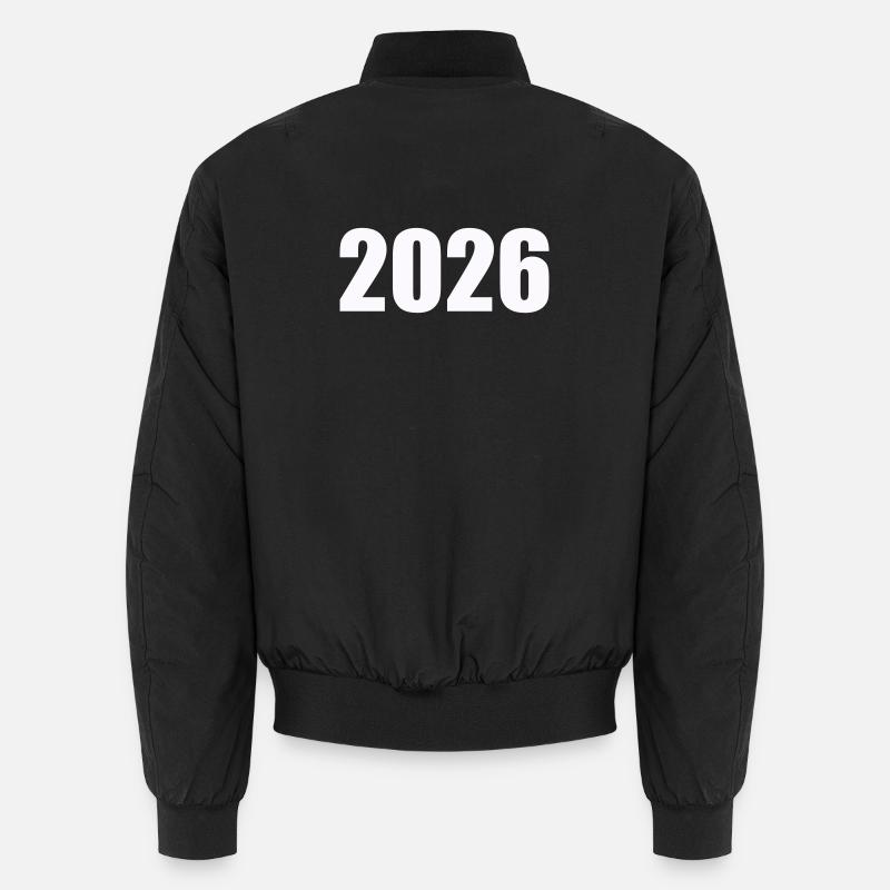 2026 - Unisex Bomber Jacket - black