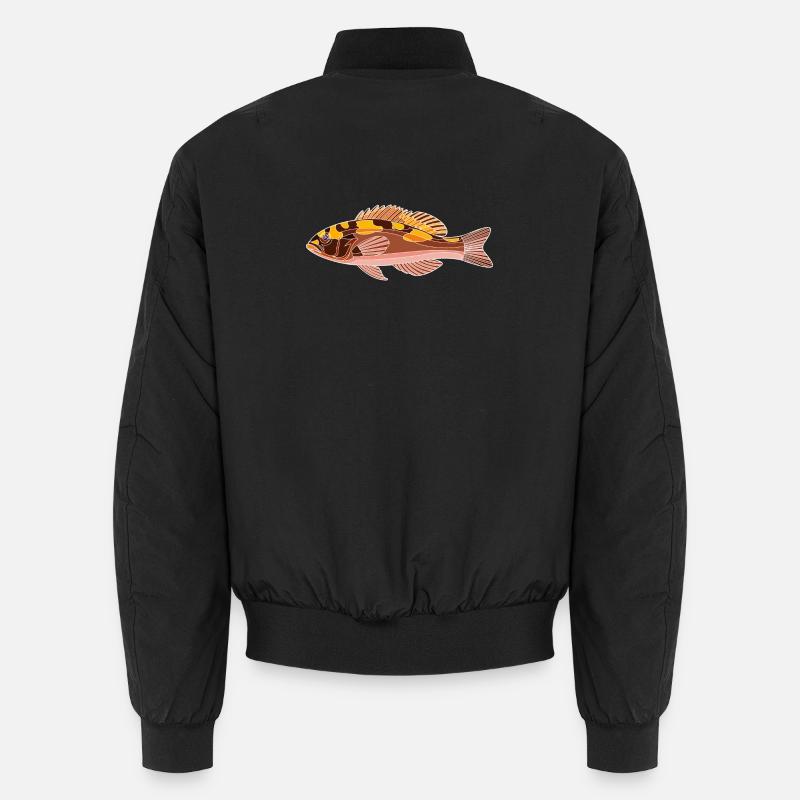 Tobacco perch - Unisex Bomber Jacket - black