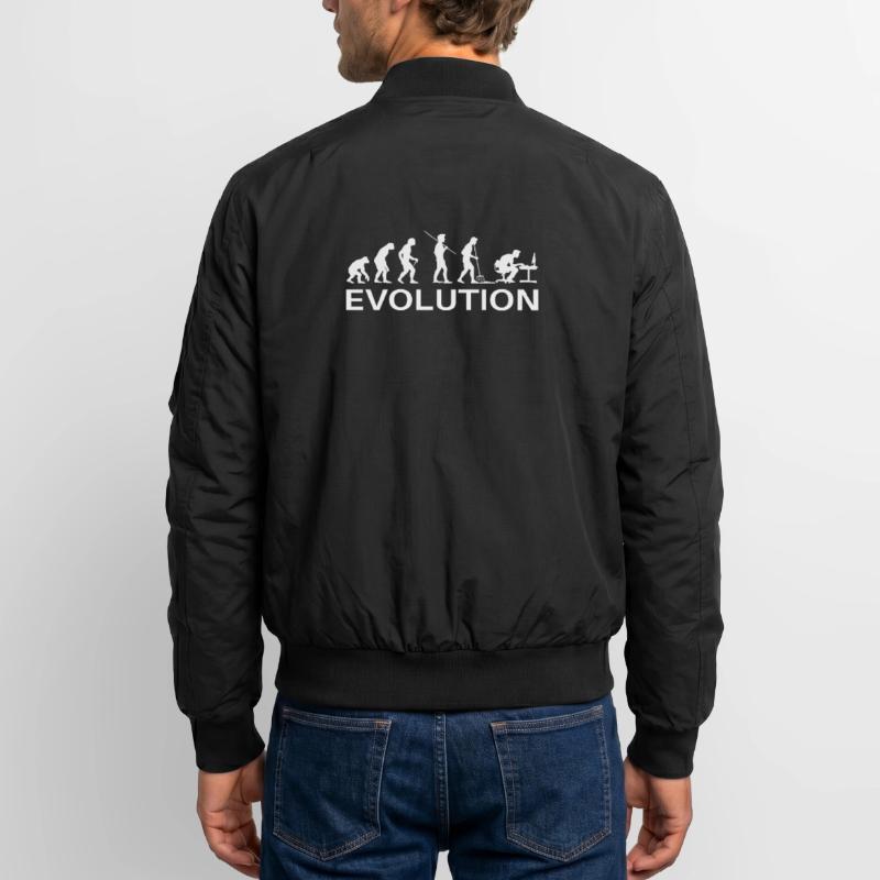 Programmierer Evolution Informatiker Entwickler Unisex Bomberjacke