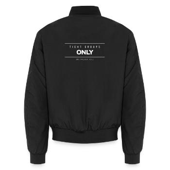 Bogenschiessen Treffer Bogenschuetze Bogensport - Unisex Bomberjacke - Schwarz - Hinten - AI Model Male 185 light (185cm)