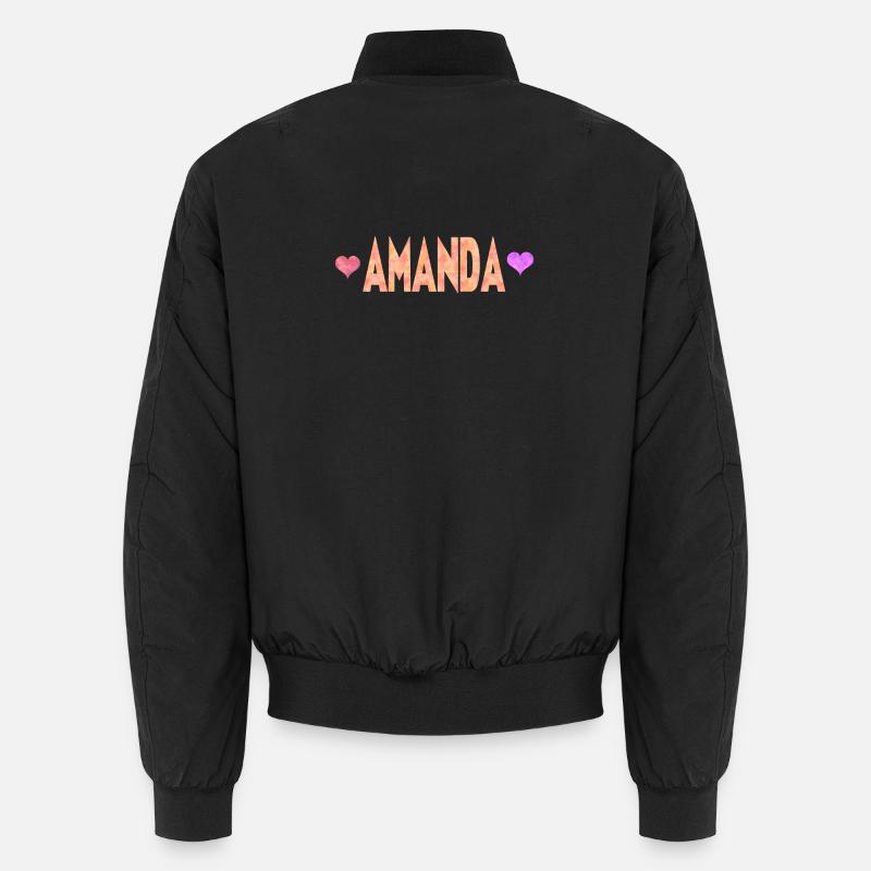 Amanda - Unisex Bomber Jacket - black