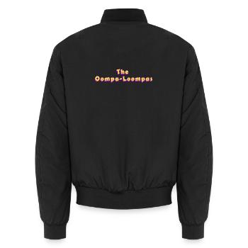 Die Oompa-Loompas - Unisex Bomberjacke - Schwarz - Hinten - AI Model Male 185 light (185cm)