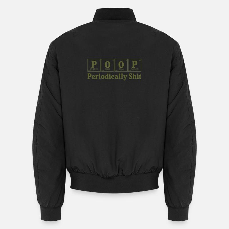 Poupe - Bomber unisexe - noir