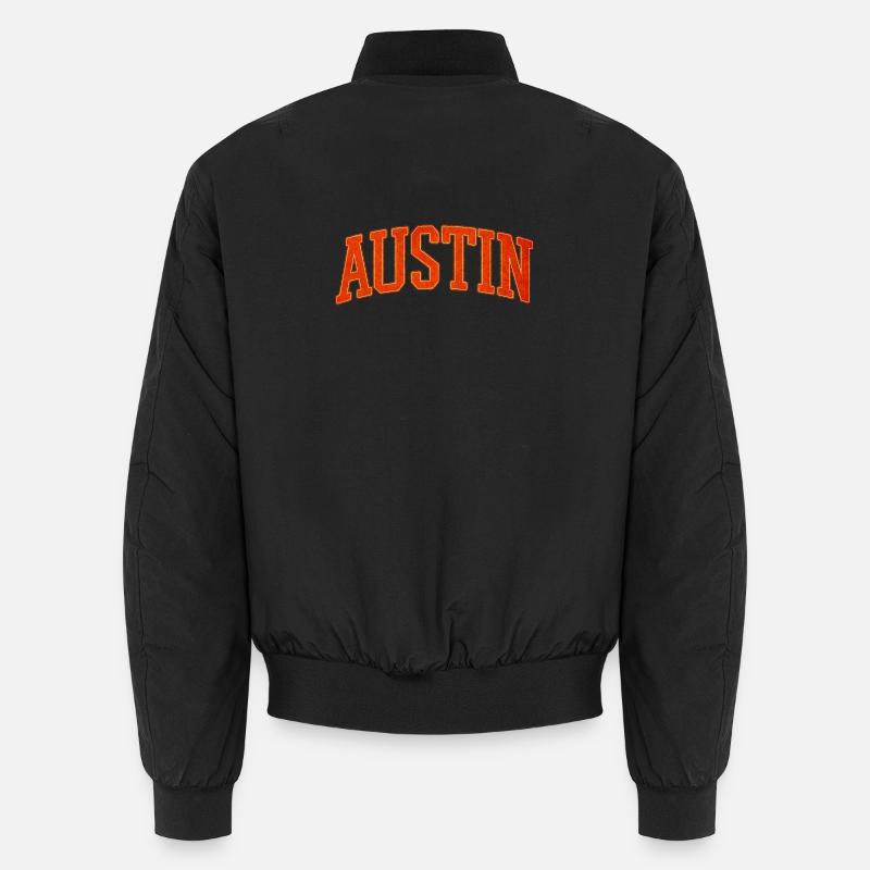 Austin Varsity Lettering Unisex Bomber Jacket