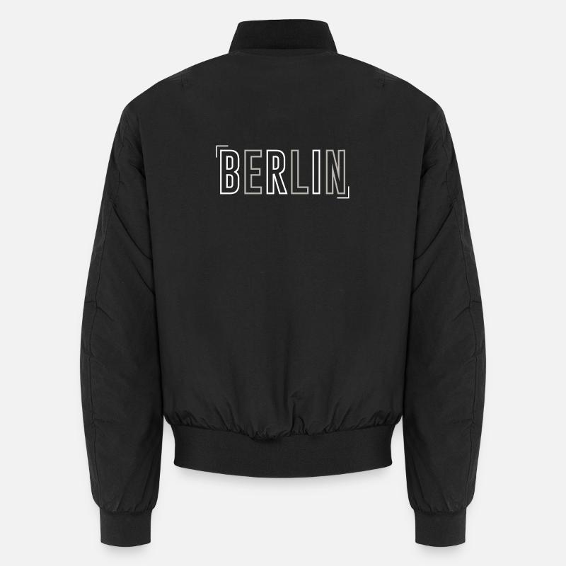 Berlin - Bomber unisexe - noir