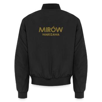 MIROW Warszawa Varsovie Warschau - Bomber unisexe - noir - Dos - AI Model Male 185 light (185cm)