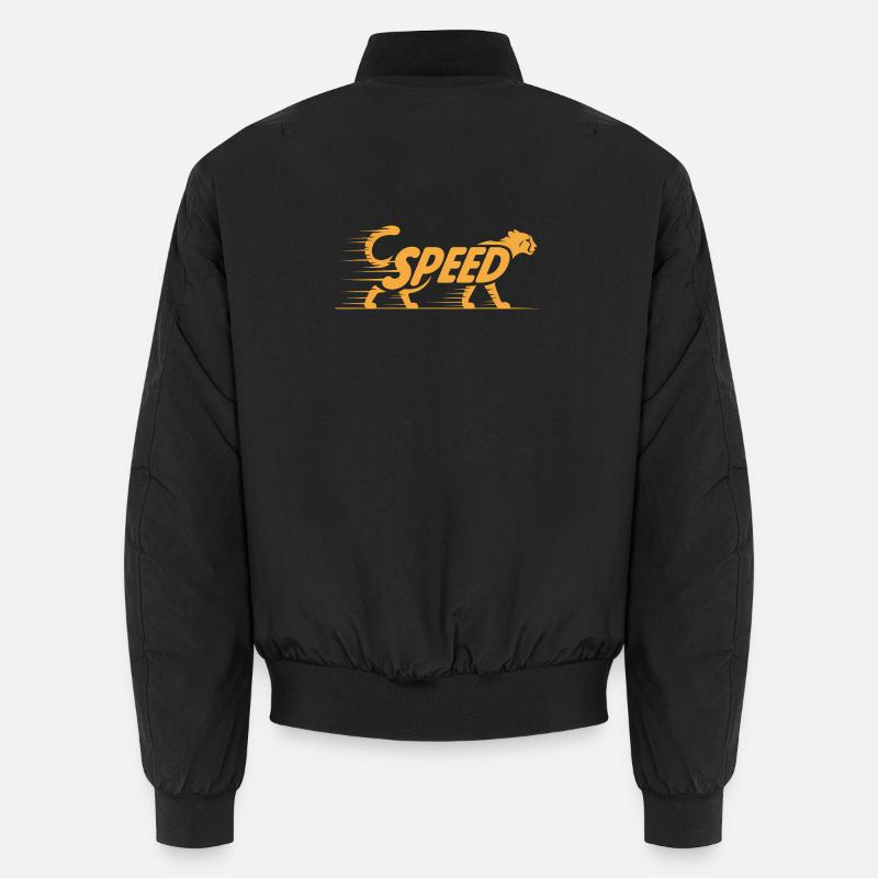 Cheetah Speed - Logo de chat cool Bomber unisexe