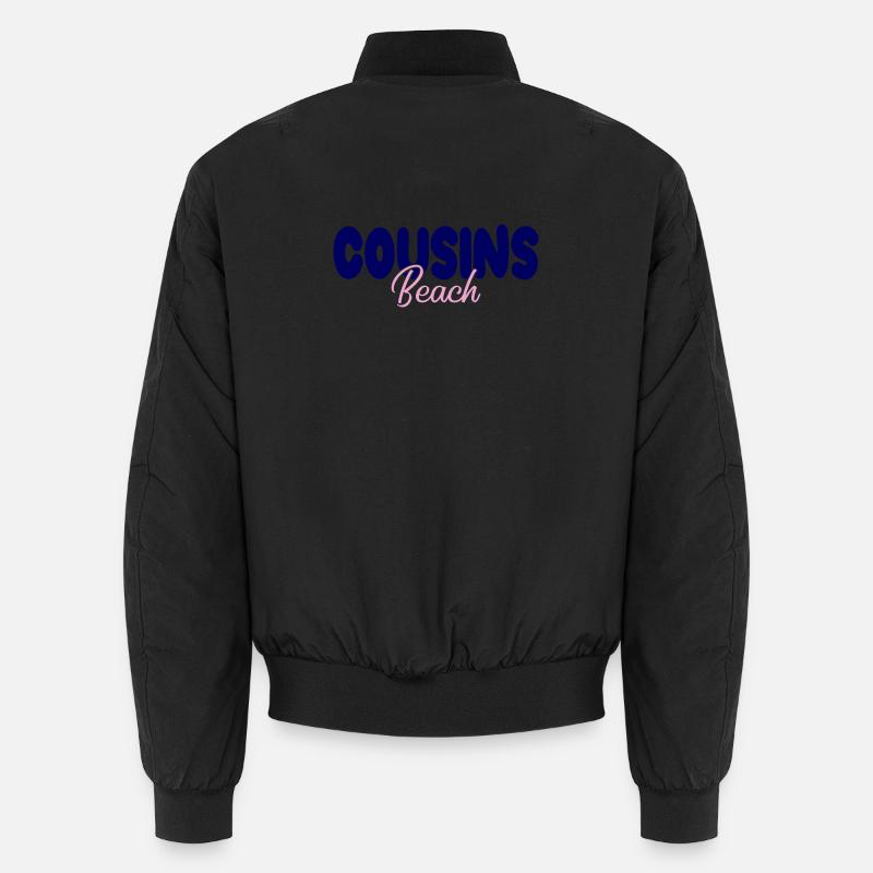 Cousins Beach – Bold & Soft - Unisex Bomber Jacket - black