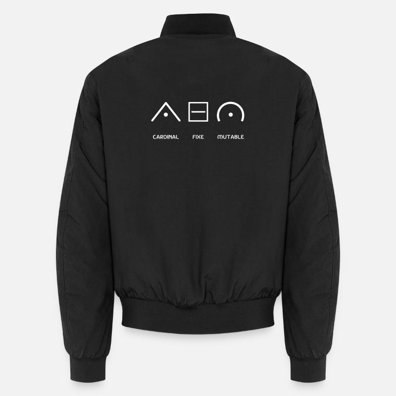 Astrologischer Modus - Unisex Bomberjacke - Schwarz