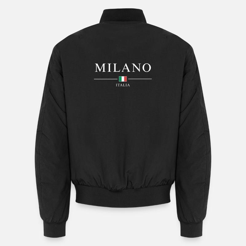 Milano italia - Unisex Bomber Jacket - black