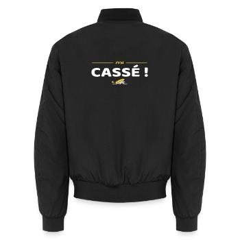 J'tai cassé ! Réplique culte Brice de Nice - Bomber unisexe - noir - Dos - AI Model Male 185 light (185cm)