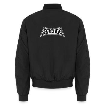 Déclaration scientifique : Déclaration sur l’éducation des nerds - Bomber unisexe - noir - Dos - AI Model Male 185 light (185cm)