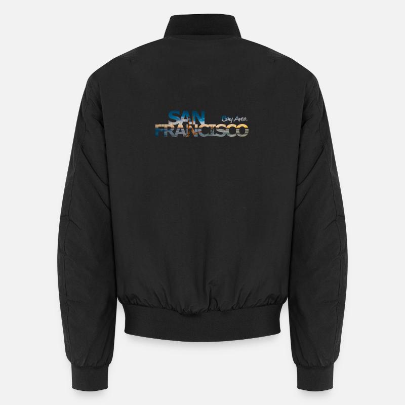 San Francisco Bay Area - Geschenk - Unisex Bomberjacke - Schwarz