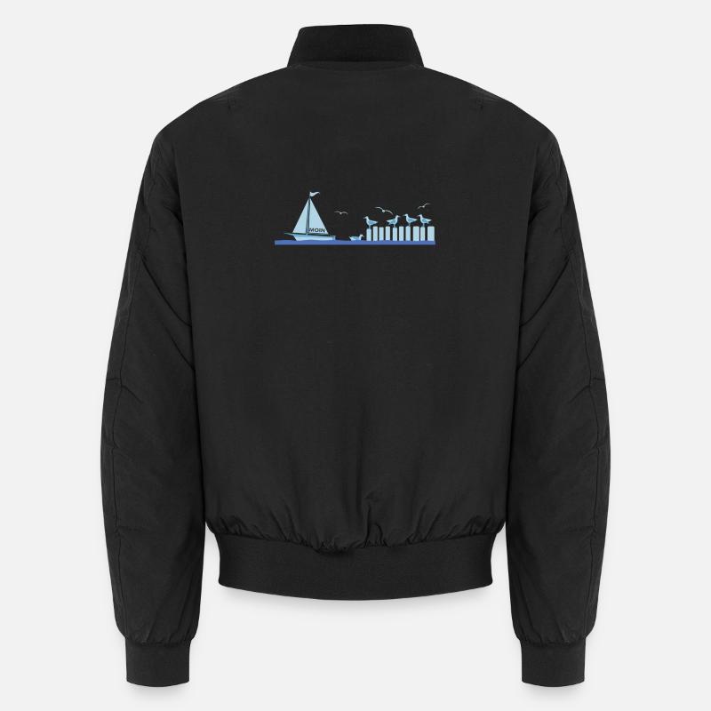 Moin - Unisex Bomberjacke - Schwarz