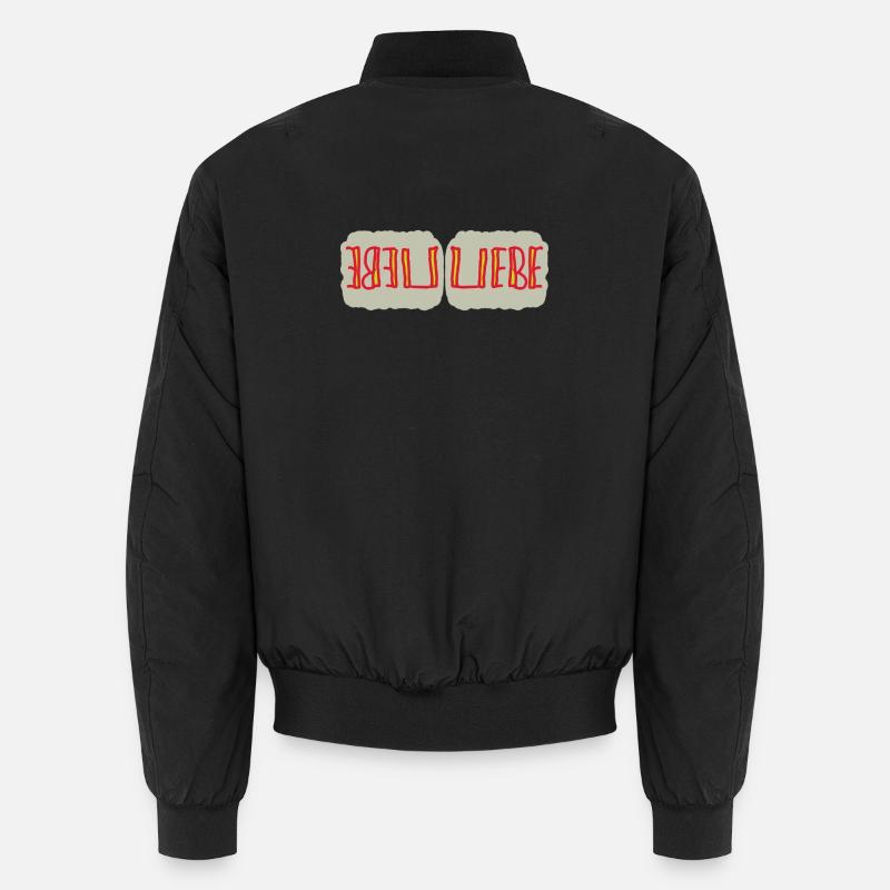 Herzliche Liebe Reflexionen Unisex Bomberjacke