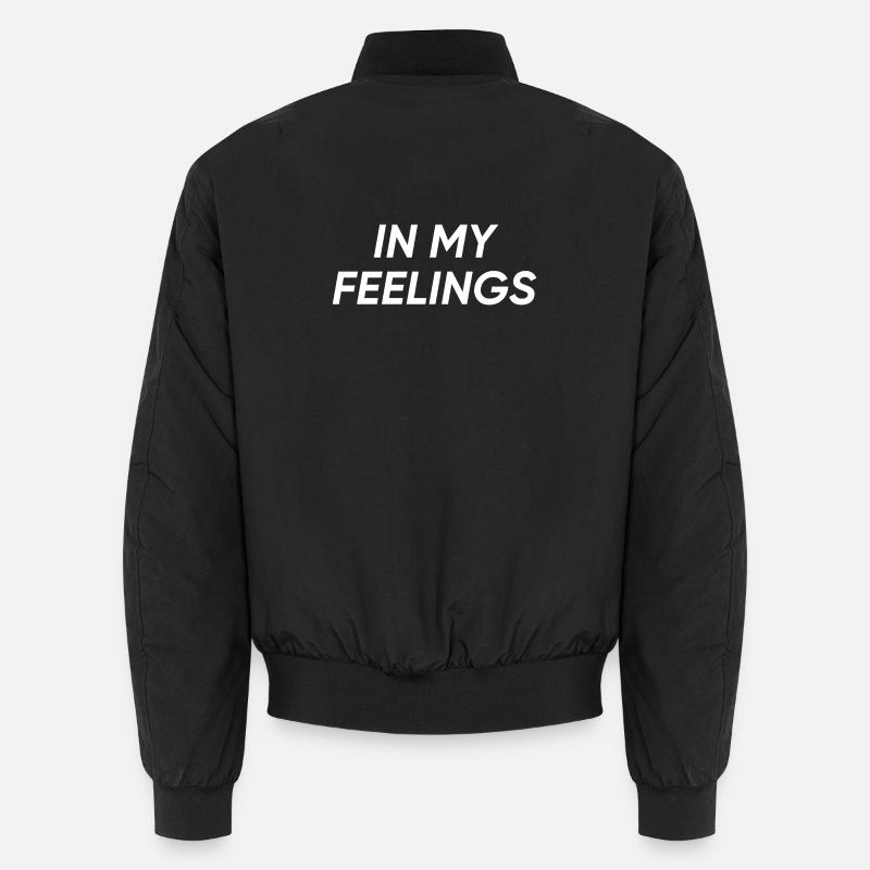 In my feelings - Unisex Bomberjacke - Schwarz