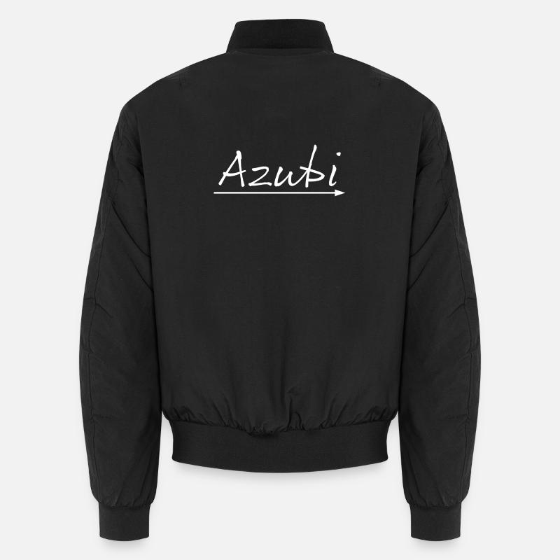 Design Azubi arrow weiss Unisex Bomberjacke