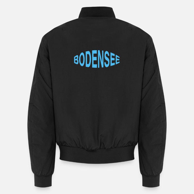 LAKE CONSTANCE - Unisex Bomber Jacket - black