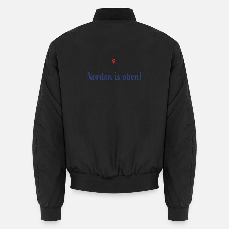 North is up Unisex Bomber Jacket