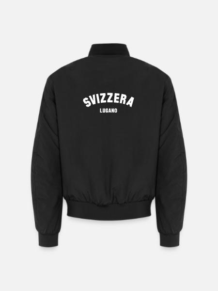 LUGANO Svizzera Switzerland Schweiz - Unisex Bomber Jacket - black