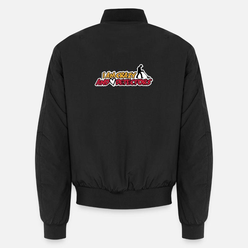 I AM CRAZY & LOVE DETECTORS Unisex Bomberjacke