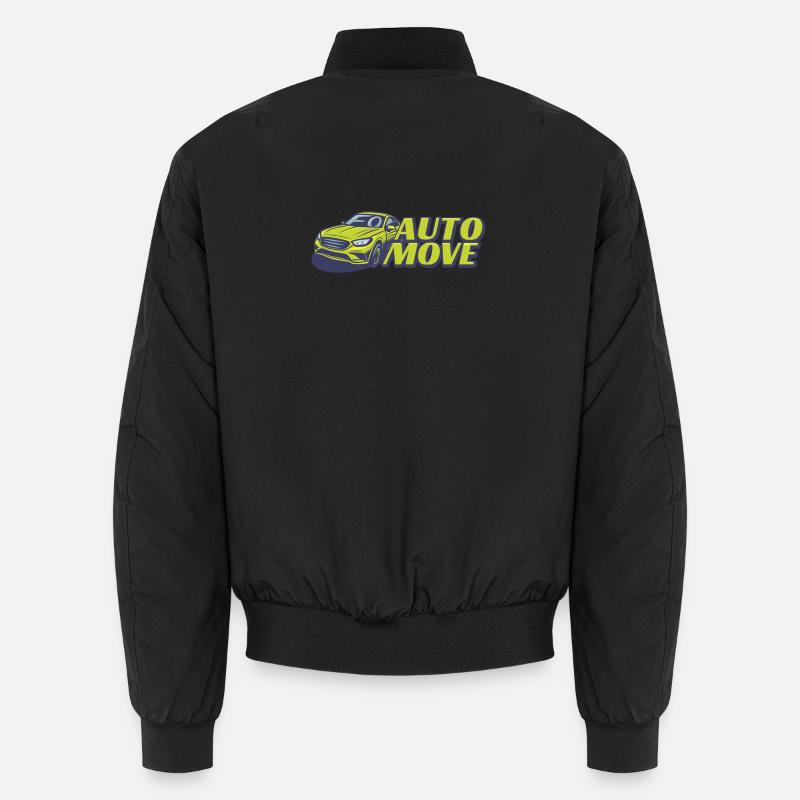 Automove_ohne_hintergrund - Unisex Bomberjacke - Schwarz
