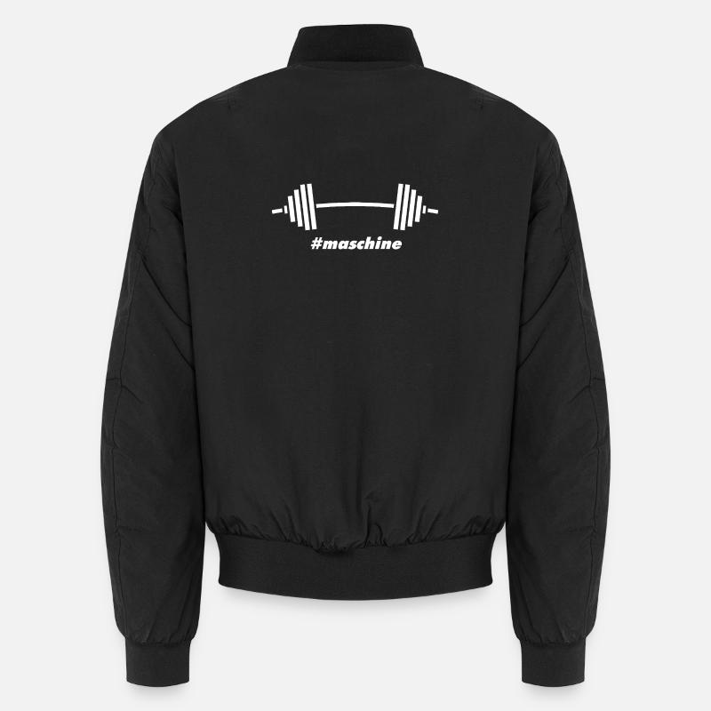 #Maschine : Puissance, poids et forme physique Bomber unisexe