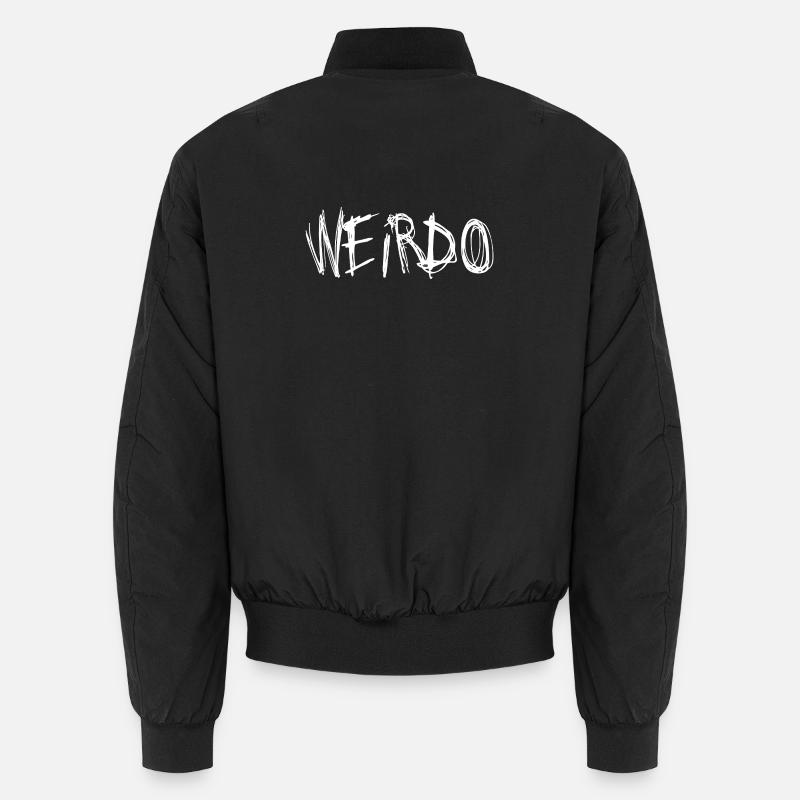 WEIRDO Punk Emo Kawaii Goth Heavy Metal Bomber unisexe