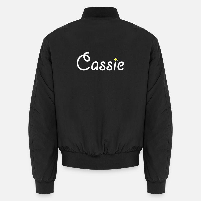 Cassie - Unisex Bomberjacke - Schwarz