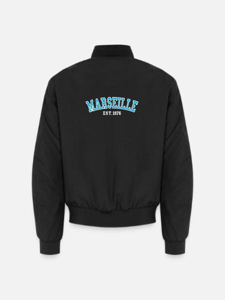 Marseille Est. 1976 - Unisex Bomber Jacket - black