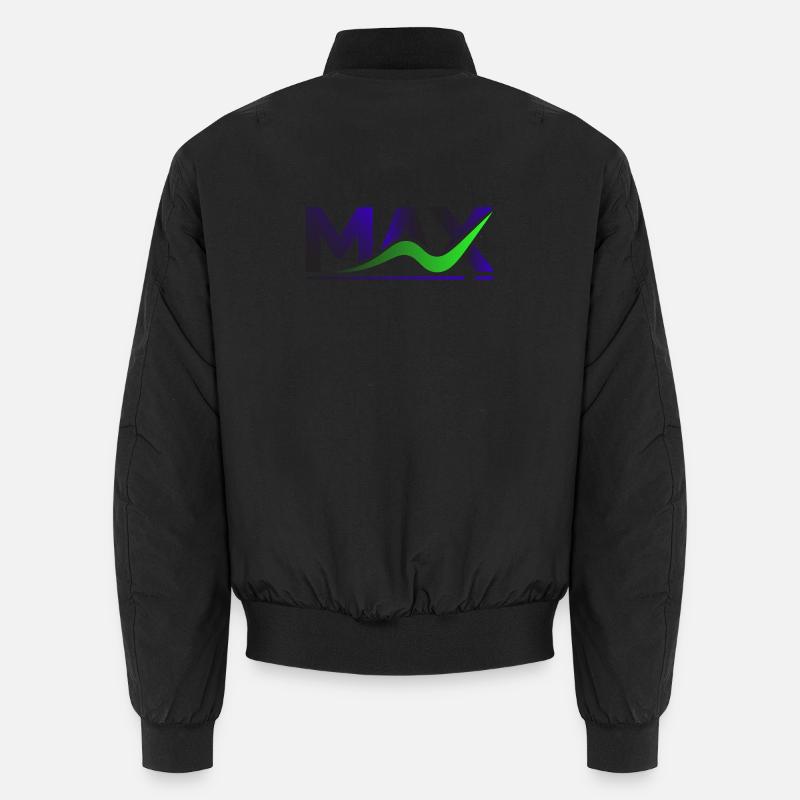 MAX Wave Gradient Logo Tee Unisex Bomber Jacket