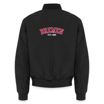Brême Fondée en 1966 - Bomber unisexe - noir - Dos - AI Model Male 185 light (185cm)