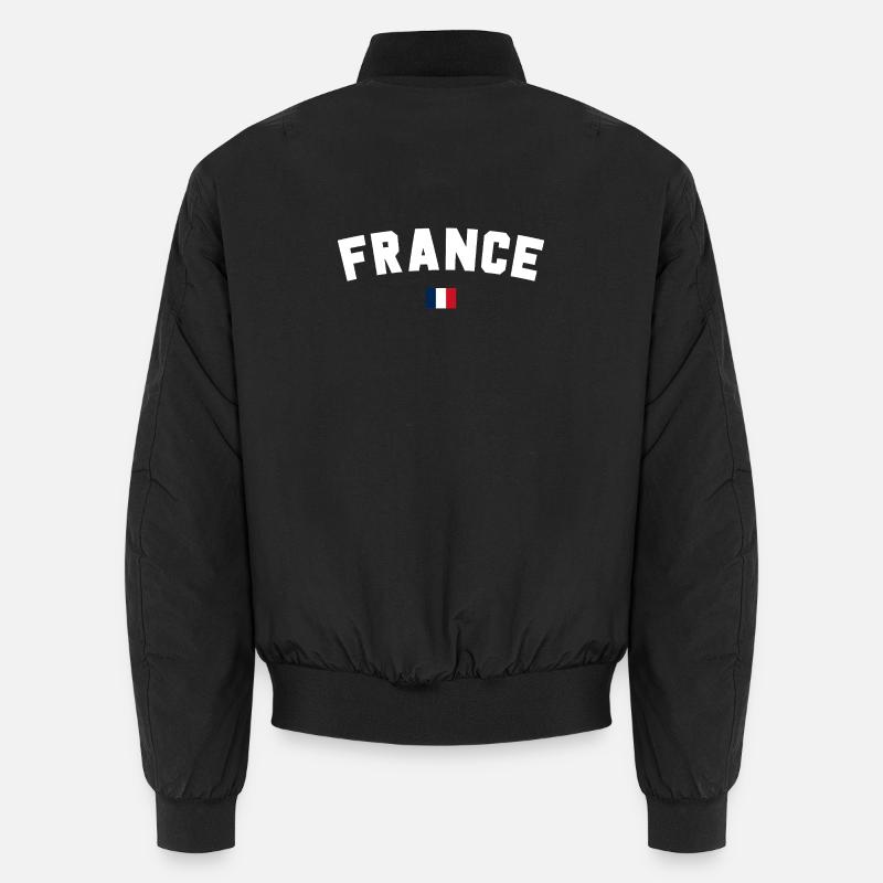 Frankreich Unisex Bomberjacke