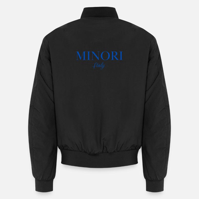Minori, Italie - Bomber unisexe - noir