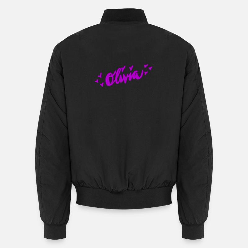 Olivia - Bomber unisexe - noir