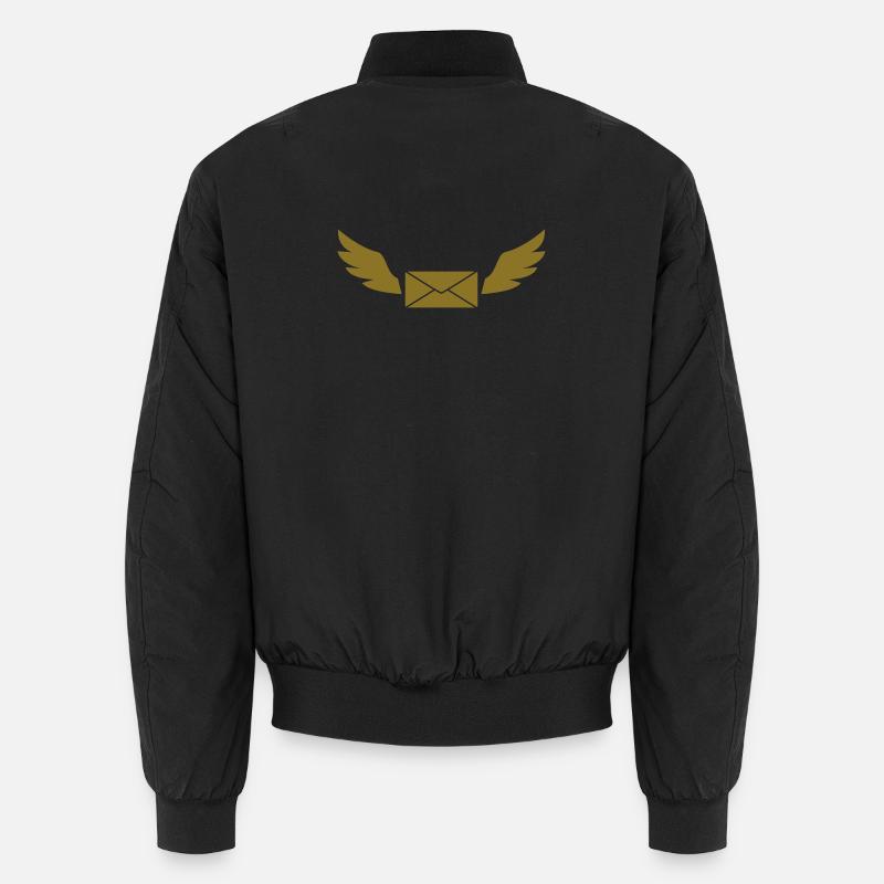 Postman / Briefträger / Postier - Unisex Bomberjacke - Schwarz