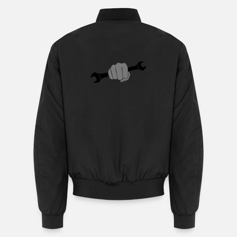 Clé à molette poing Bomber unisexe