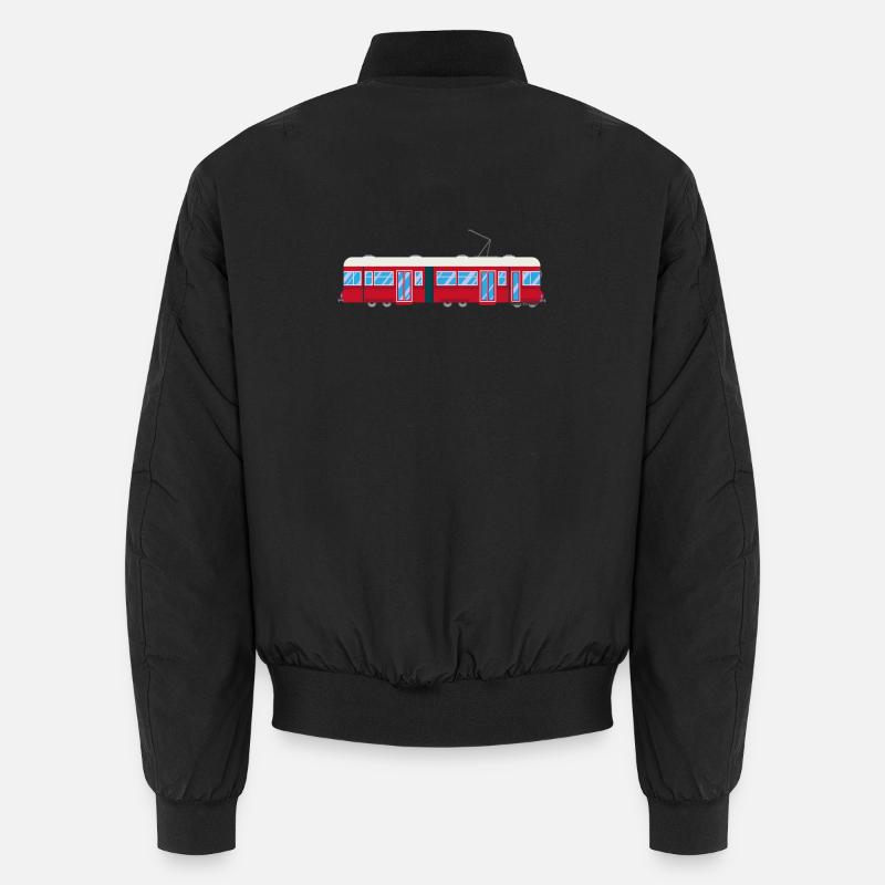 Tram, tram, train, railway Unisex Bomber Jacket