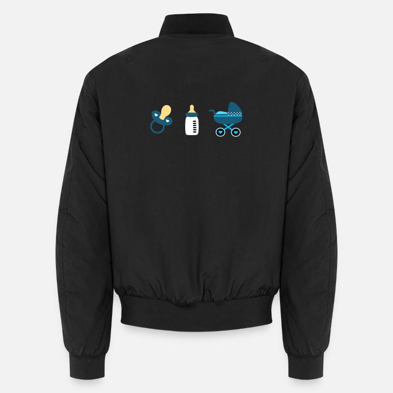 Baby Geburt 2025 Geschenk Geschenkidee Unisex Bomberjacke