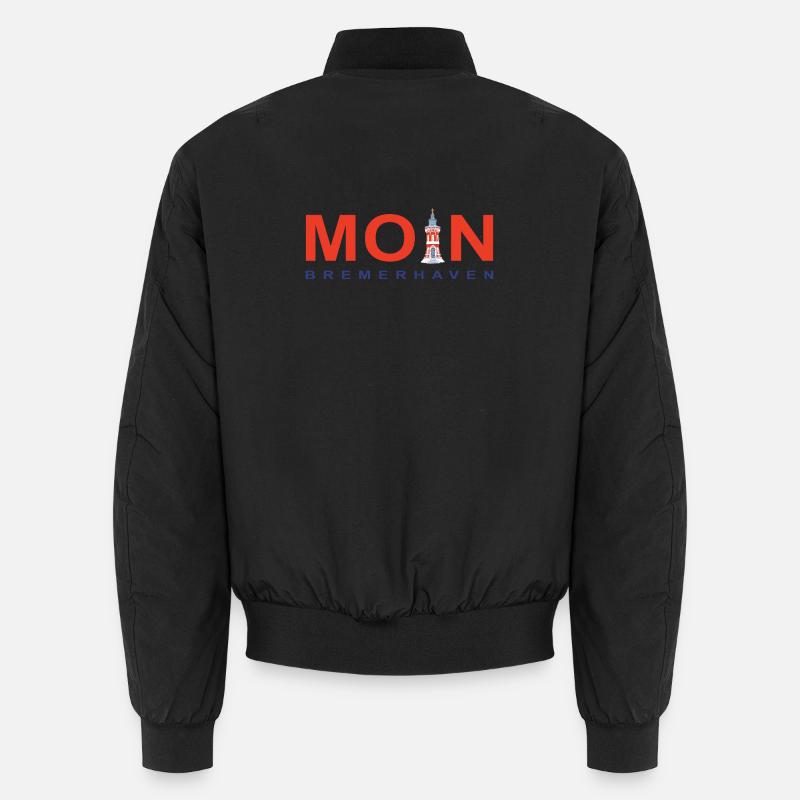 Moin Bremerhaven, Denkmal Pingelturm, Deutschland Unisex Bomberjacke