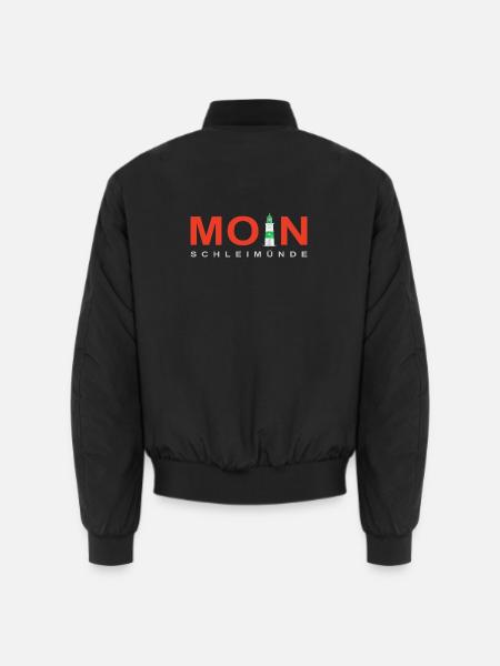 Moin Schleimünde, Kappeln, Ostsee, Deutschland - Unisex Bomberjacke - Schwarz