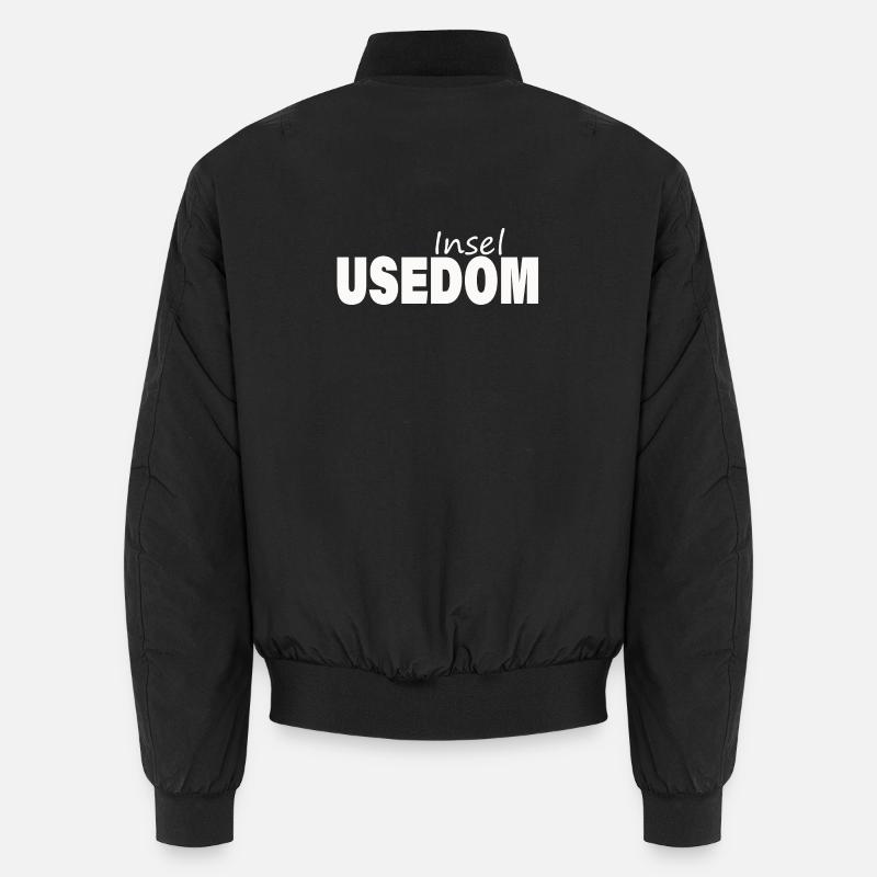 USEDOM - Unisex Bomber Jacket - black