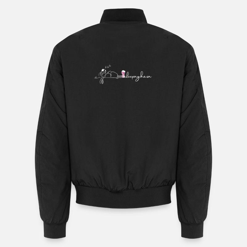 Sleeping Bunny - Unisex Bomber Jacket - black